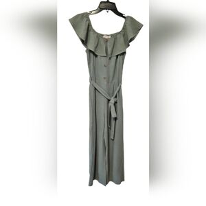 Monteau Sage Green Romper Women's Size Small NWOT
